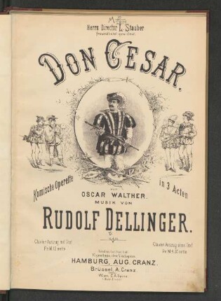 Don Cesar : komische Operette in 3 Acten