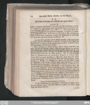 §. 5. Von dem Ursprung und Urheber der guten Engel.