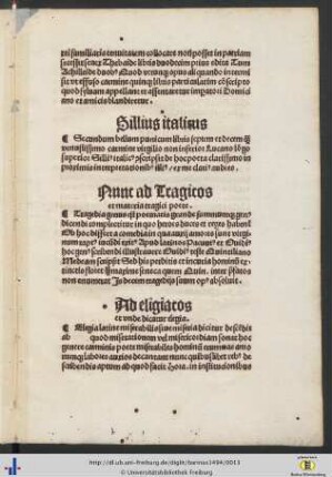 Sillius italicus.