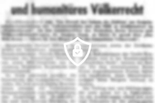 Internationales Rotes Kreuz und humanitäres Völkerrecht