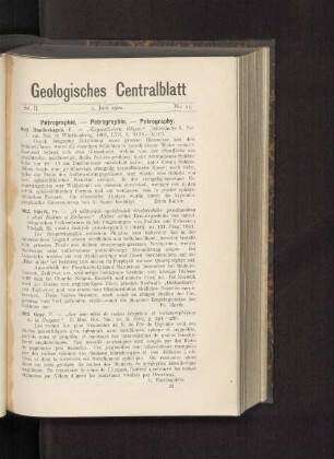 1. Juni 1902. No. 11.