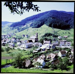 Oberwolfach: Blick auf Oberwolfach, vom Osthang