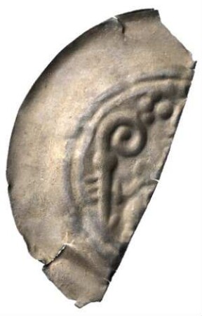 Fundmünze, Brakteat, 1242 - 1280?