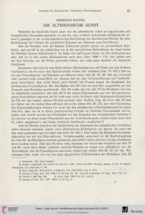 Siebentes Kapitel: Die altrhodische Kunst