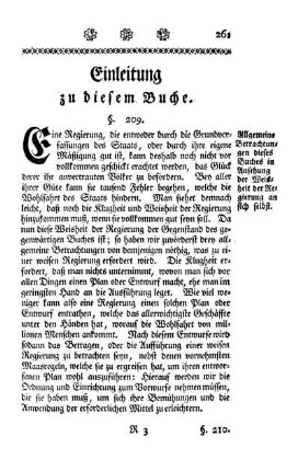 Einleitung zu diesem Buche.