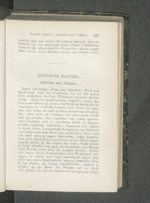Zwölftes Kapitel. Erdbeben und Vulkane.