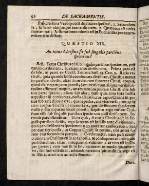 96-107, Quaestio XIX - XXIII