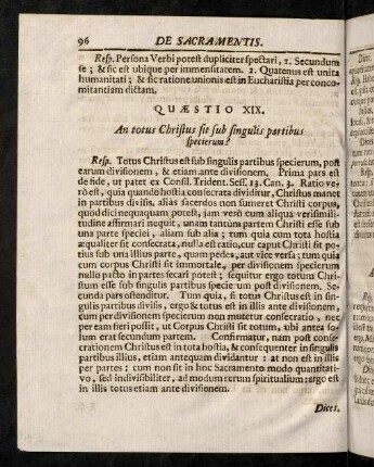 96-107, Quaestio XIX - XXIII