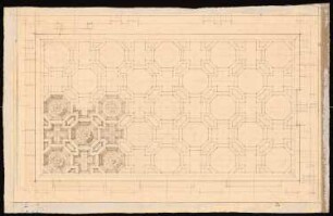 Großherzogliches Museum, Darmstadt Ausführungsprojekt ab 1896: Deckenuntersicht