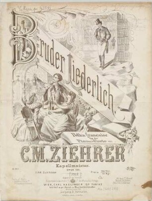 Bruder Liederlich : Polka française ; für d. Piano-Forte ; op. 107