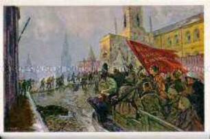 Oktoberrevolution in Moskau