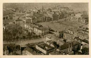 Fliegeraufnahme: Leipzig - Museum und Augustusplatz