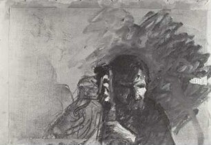 Bärtiger Männerkopf