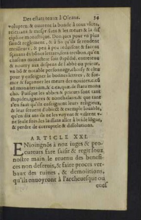 Article XXI. - XXIX.