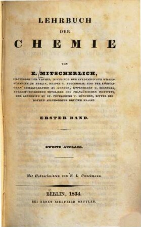 Lehrbuch der Chemie. 2,1, Bd. 2, Die Metalle ; Abth. 1