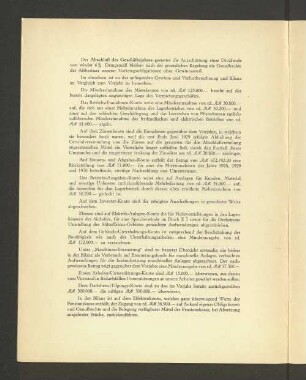Der Abschluß des Geschäftsjahres gestattet die Ausschüttung einer [...]