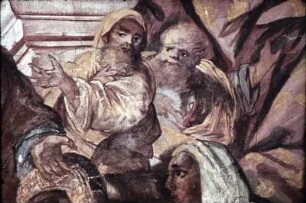 Paulus auf dem Areopag vor dem Altar des unbekannten Gottes