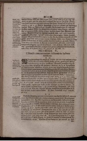 Memb. V. ob Actionem in Factum subsidiariam