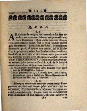 De Fontibvs Jvris Romani Praetermissa Ad Pomponivm