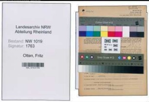 Entnazifizierung Fritz Otten , geb. 28.11.1905 (Haendler)