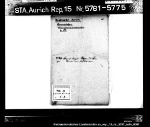 Hausierkonzessionen und -gesuche: August Reyer aus Leer, Bilderhandel