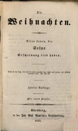 Die Weihnachten