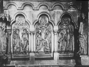 Bamberg, Dom, Chorschranken im nördlichen Seitenschiff, Propheten