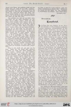 Dresden: Kunstbrief