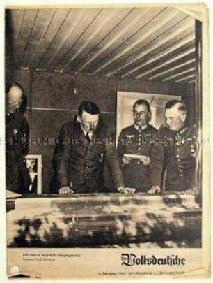 Monatszeitschrift "Der Volksdeutsche" u.a. zur Besetzung Elsass-Lothringens durch die Wehrmacht
