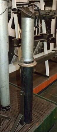 Schnittmodell eines hydraulischen Grubenstempels