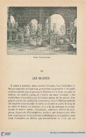 III: Les Musées