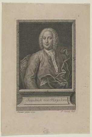 Bildnis des Friedrich von Hagedorn