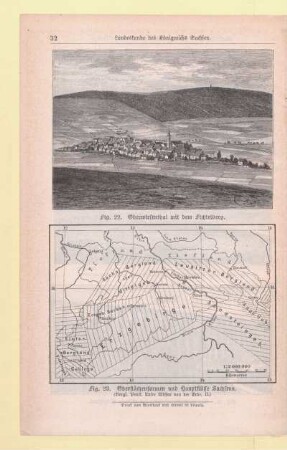 Oberwiesenthal mit dem Fichtelberg