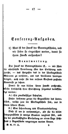 Conferenz-Aufgaben