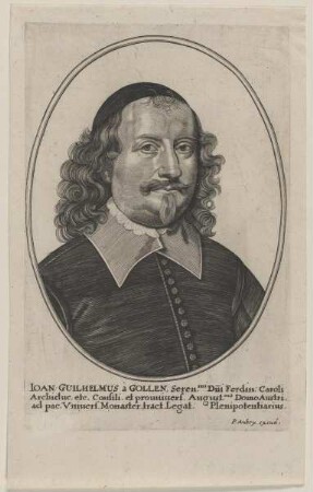 Bildnis des Ioan. Guilhelmus à Gollen