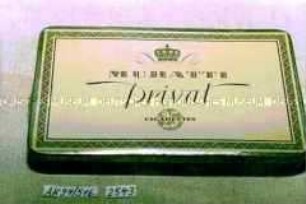 Blechdose für "MURATTI Privat 25 CIGARETTEN"