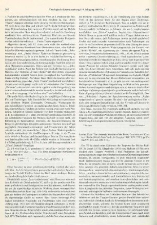 508-510 [Rezension] Levine, Étan, The Aramaic version of the Bible