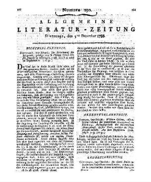 Beiträge zur innern Kenntniss und Geschichte von Sachsen. St. 1. Hrsg. v. K. Hammerdörfer. Leipzig: Beer 1785