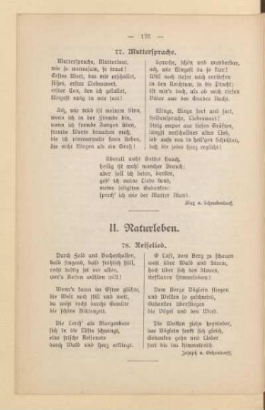II. Naturleben