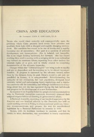 China and education