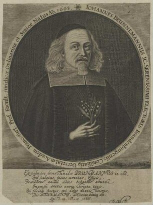 Bildnis des Iohannes Brunnemannus
