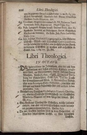 Libri Theologici. In Octavo.