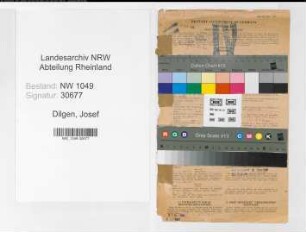 Entnazifizierung Josef Dilgen , geb. 02.09.1904 (Angestellter)