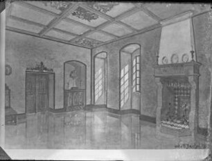 Buchen, Steinernes Haus, Umbauentwurf Bezirksmuseum