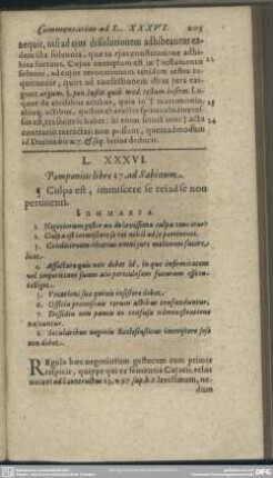 L. XXXVI. Pomponius libro 27. ad Sabinum