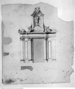 Stegreifprobe - Portal, Grundriss und Aufriss