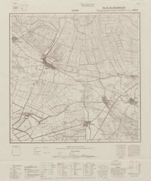 3243 Linum, Topographische Karte 1:25000 (4cm - Karte)