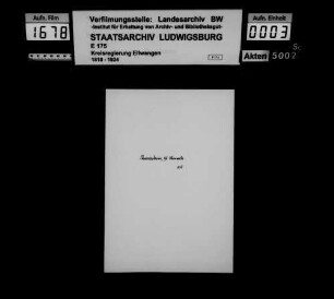 Namensänderungen, OA Mergentheim