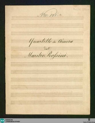 Armida. Excerpts. Arr - Don Mus.Ms. 2581 : V (4), pf