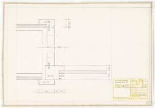 Bundesgartenschau, Karlsruhe 1967 Siedlung Im Eichbäumle: Typ A, C, D. Glastür: Detail 1:1
